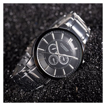 Cargar imagen en el visor de la galería, RELOJ PARA HOMBRE CURREN 8001ABK - PLATEADO
