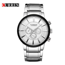 Cargar imagen en el visor de la galería, RELOJ PARA HOMBRE CURREN 8001ASL - PLATEADO