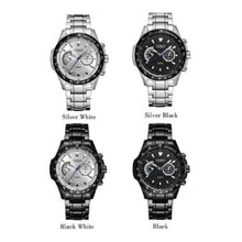 Cargar imagen en el visor de la galería, RELOJ PARA HOMBRE CURREN 8020SL - PLATEADO