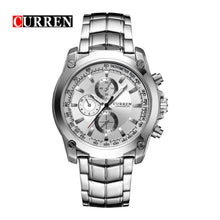 Cargar imagen en el visor de la galería, RELOJ PARA HOMBRE CURREN 8025SL - PLATEADO