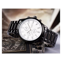 Cargar imagen en el visor de la galería, RELOJ PARA HOMBRE CURREN 8046BKWT - NEGRO