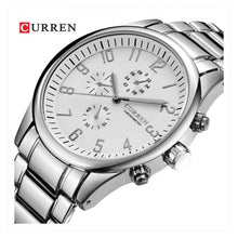 Cargar imagen en el visor de la galería, RELOJ PARA HOMBRE CURREN 8046SL2 - PLATEADO