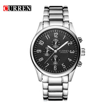 Cargar imagen en el visor de la galería, RELOJ PARA HOMBRE CURREN 8046SLBK2 - PLATEADO