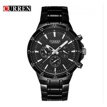 Cargar imagen en el visor de la galería, RELOJ PARA HOMBRE CURREN 8063BK - NEGRO
