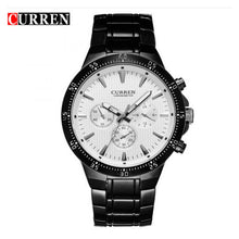 Cargar imagen en el visor de la galería, RELOJ PARA HOMBRE CURREN 8063BKWT - NEGRO