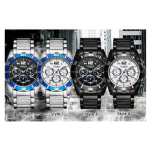 Cargar imagen en el visor de la galería, RELOJ PARA HOMBRE CURREN 8073SLBL - PLATEADO