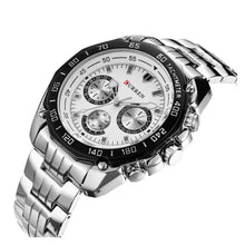 Cargar imagen en el visor de la galería, RELOJ PARA HOMBRE CURREN 8077SL - PLATEADO