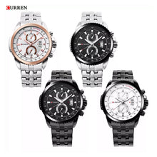 Cargar imagen en el visor de la galería, RELOJ PARA HOMBRE CURREN 8082BK - NEGRO