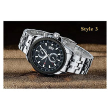 Cargar imagen en el visor de la galería, RELOJ PARA HOMBRE CURREN 8082SLBK - PLATEADO