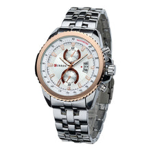 Cargar imagen en el visor de la galería, RELOJ PARA HOMBRE CURREN 8082SLRG - PLATEADO