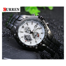 Cargar imagen en el visor de la galería, RELOJ PARA HOMBRE CURREN 8083BKWT - NEGRO