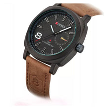 Cargar imagen en el visor de la galería, RELOJ CLÁSICO PARA HOMBRE CURREN KRE KRE1901 - CAFÉ