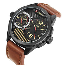 Cargar imagen en el visor de la galería, RELOJ CLÁSICO PARA HOMBRE CURREN 8249BNBK - MARRÓN
