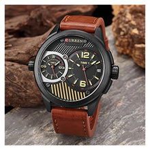 Cargar imagen en el visor de la galería, RELOJ CLÁSICO PARA HOMBRE CURREN 8249BNBK - MARRÓN
