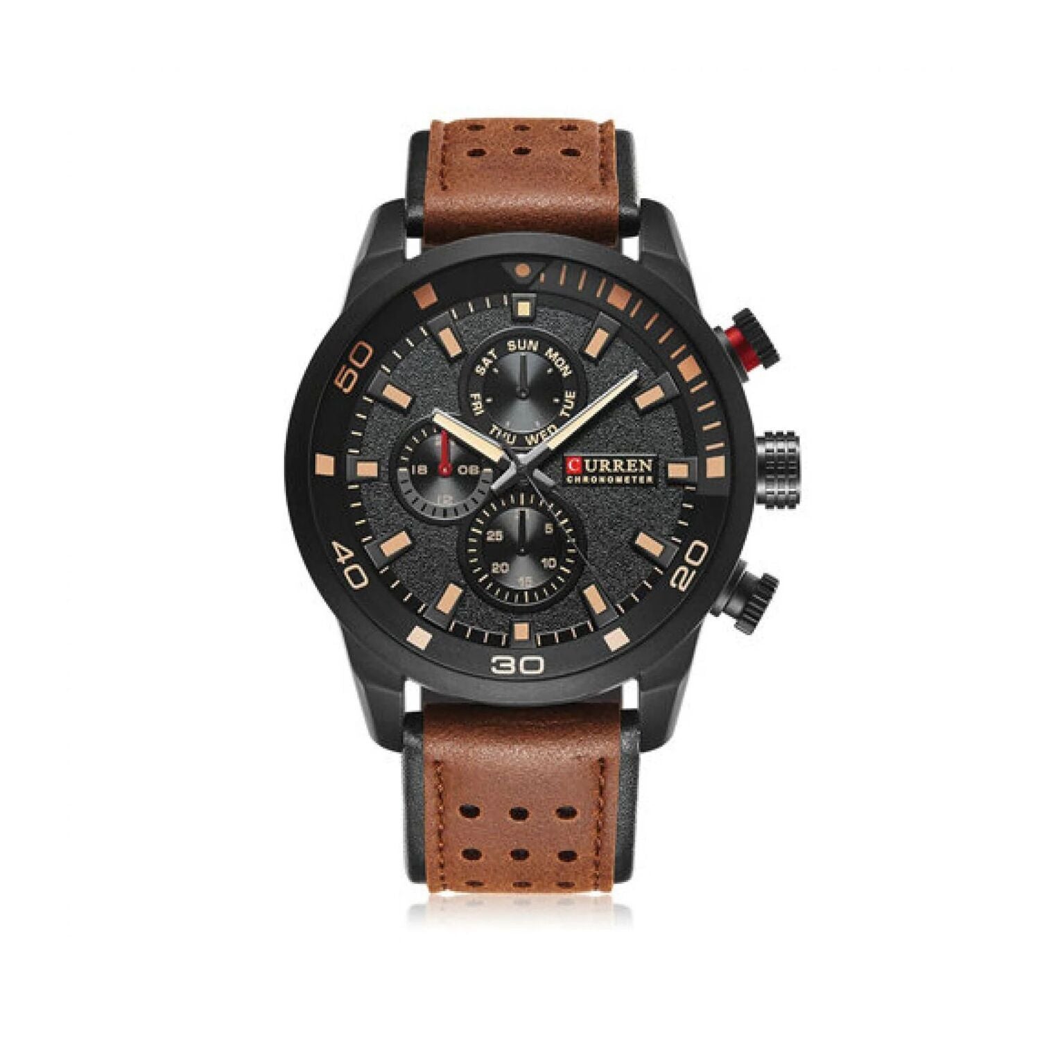 RELOJ CLÁSICO PARA HOMBRE CURREN KREB KREB110128 CAFÉ – Kronotime