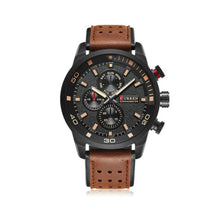 Cargar imagen en el visor de la galería, RELOJ CLÁSICO PARA HOMBRE CURREN KREB KREB110128 - CAFÉ