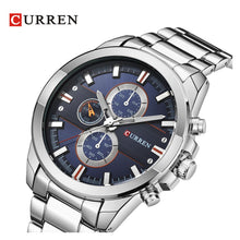 Cargar imagen en el visor de la galería, RELOJ PARA HOMBRE CURREN 8274GSLBL - PLATEADO