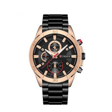 Cargar imagen en el visor de la galería, RELOJ PARA HOMBRE CURREN 8275BKGD - NEGRO