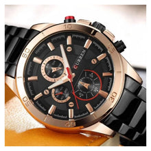 Cargar imagen en el visor de la galería, RELOJ PARA HOMBRE CURREN 8275BKGD - NEGRO