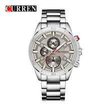 Cargar imagen en el visor de la galería, RELOJ PARA HOMBRE CURREN 8275SLGR - PLATEADO