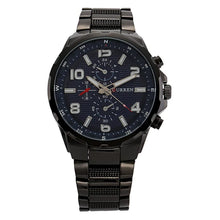 Cargar imagen en el visor de la galería, RELOJ PARA HOMBRE CURREN 8276GBK - NEGRO