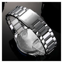 Cargar imagen en el visor de la galería, RELOJ PARA HOMBRE CURREN 8276GSLBK - PLATEADO
