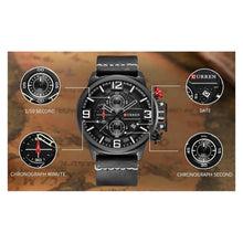 Cargar imagen en el visor de la galería, RELOJ CLÁSICO PARA HOMBRE CURREN 8278BK - NEGRO