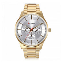 Cargar imagen en el visor de la galería, RELOJ PARA HOMBRE CURREN 8282GRG - DORADO
