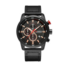 Cargar imagen en el visor de la galería, RELOJ CLÁSICO PARA HOMBRE CURREN 8291BK - NEGRO