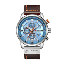Cargar imagen en el visor de la galería, RELOJ CLÁSICO PARA HOMBRE CURREN 8291SLBL - MARRÓN