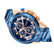 Cargar imagen en el visor de la galería, RELOJ PARA HOMBRE CURREN 8323BLRG - AZUL