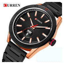 Cargar imagen en el visor de la galería, RELOJ PARA HOMBRE CURREN 8331BKRG - NEGRO