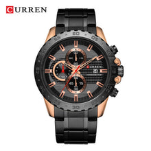 Cargar imagen en el visor de la galería, RELOJ PARA HOMBRE CURREN 8334BKRG - NEGRO