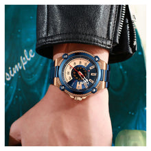 Cargar imagen en el visor de la galería, RELOJ PARA HOMBRE CURREN 8345BLRG - AZUL