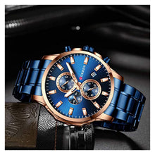 Cargar imagen en el visor de la galería, RELOJ PARA HOMBRE CURREN 8348GBL - AZUL