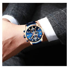 Cargar imagen en el visor de la galería, RELOJ PARA HOMBRE CURREN 8348GBL - AZUL