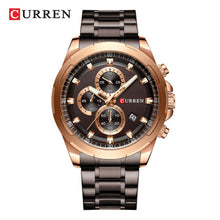 Cargar imagen en el visor de la galería, RELOJ PARA HOMBRE CURREN 8354GCF - BRONCE