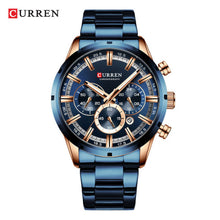 Cargar imagen en el visor de la galería, RELOJ PARA HOMBRE CURREN 8355BLRG - AZUL