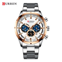 Cargar imagen en el visor de la galería, RELOJ PARA HOMBRE CURREN 8355SLRG - PLATEADO