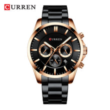Cargar imagen en el visor de la galería, RELOJ PARA HOMBRE CURREN 8358BKRG - NEGRO