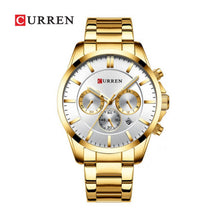 Cargar imagen en el visor de la galería, RELOJ PARA HOMBRE CURREN CUR8358GD - DORADO