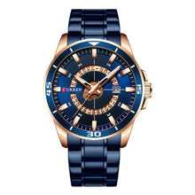 Cargar imagen en el visor de la galería, RELOJ PARA HOMBRE CURREN 8359BLRG - AZUL