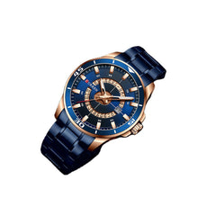 Cargar imagen en el visor de la galería, RELOJ PARA HOMBRE CURREN 8359BLRG - AZUL