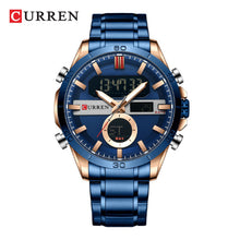 Cargar imagen en el visor de la galería, RELOJ PARA HOMBRE CURREN 8384BL - AZUL