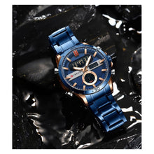 Cargar imagen en el visor de la galería, RELOJ PARA HOMBRE CURREN 8384BL - AZUL