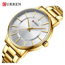 Cargar imagen en el visor de la galería, RELOJ PARA HOMBRE CURREN 8385GD - DORADO