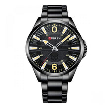 Cargar imagen en el visor de la galería, RELOJ PARA HOMBRE CURREN 8389BK - NEGRO