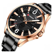 Cargar imagen en el visor de la galería, RELOJ PARA HOMBRE CURREN 8389BKRG - NEGRO