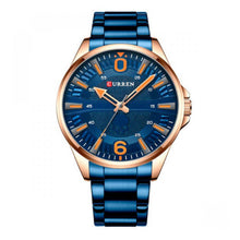 Cargar imagen en el visor de la galería, RELOJ PARA HOMBRE CURREN 8389BL - AZUL