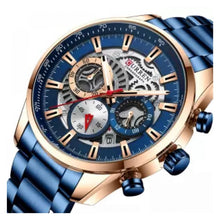 Cargar imagen en el visor de la galería, RELOJ PARA HOMBRE CURREN 8391BL - AZUL